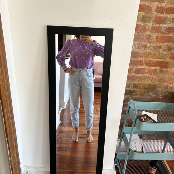 Sezane lilac blouse - Picture 6 of 6